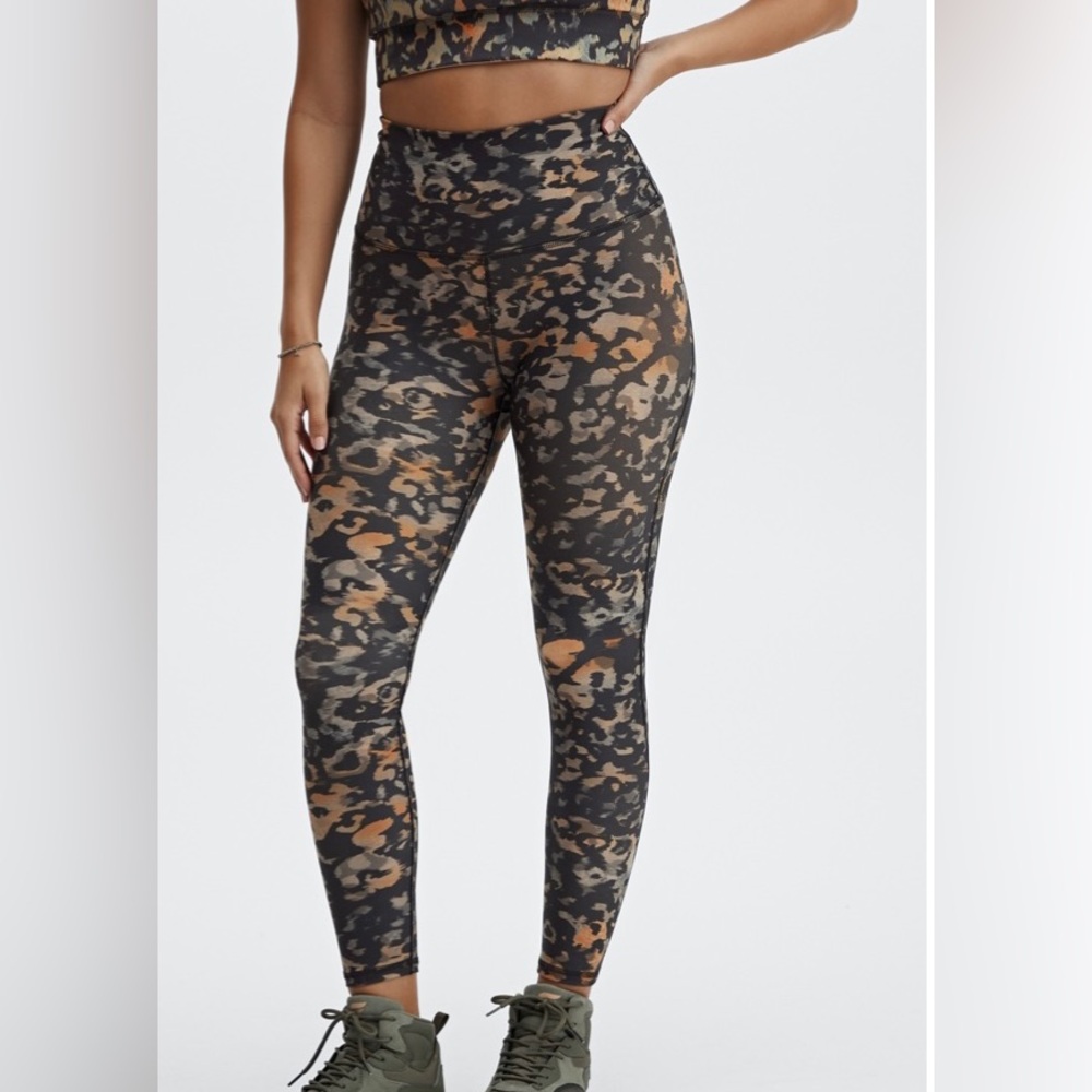 Leopard Print High-Waist Leggings